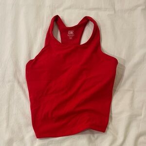 Athleta Girl Red Tank Top